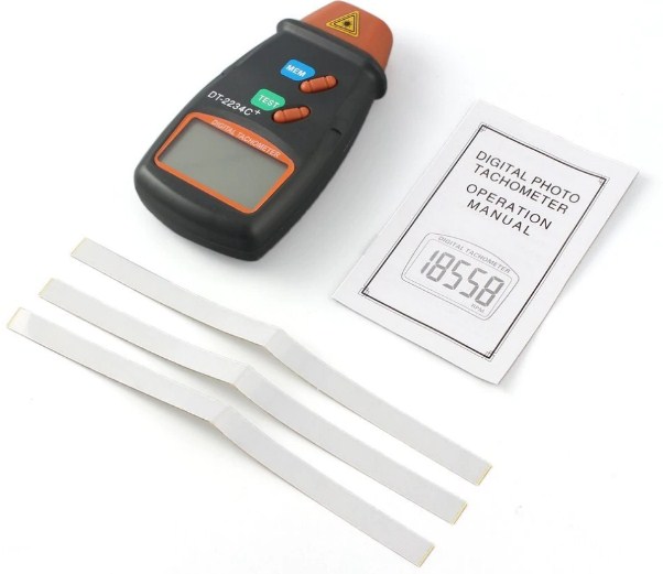 Laser Tachometer DT-4434C package Laser Tachometer DT-4434C package