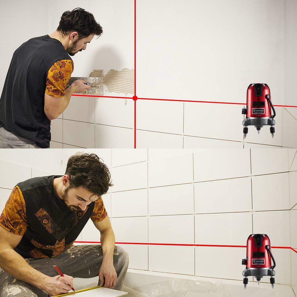 DEKO LL5 Series 360 Degrees Self-leveling Laser Applications DEKO LL5 Series 360 Degrees Self-leveling Laser Applications